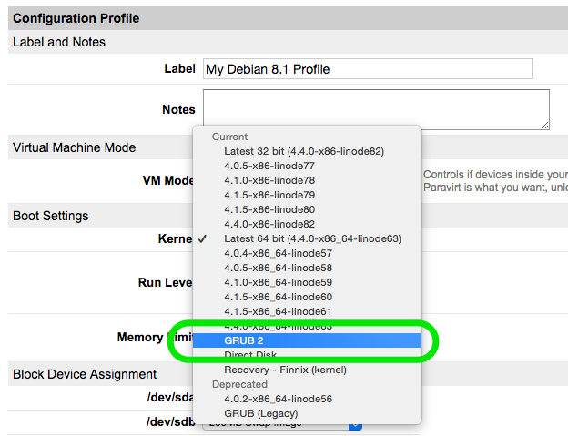 The GRUB2 Option. The GRUB2 Option.